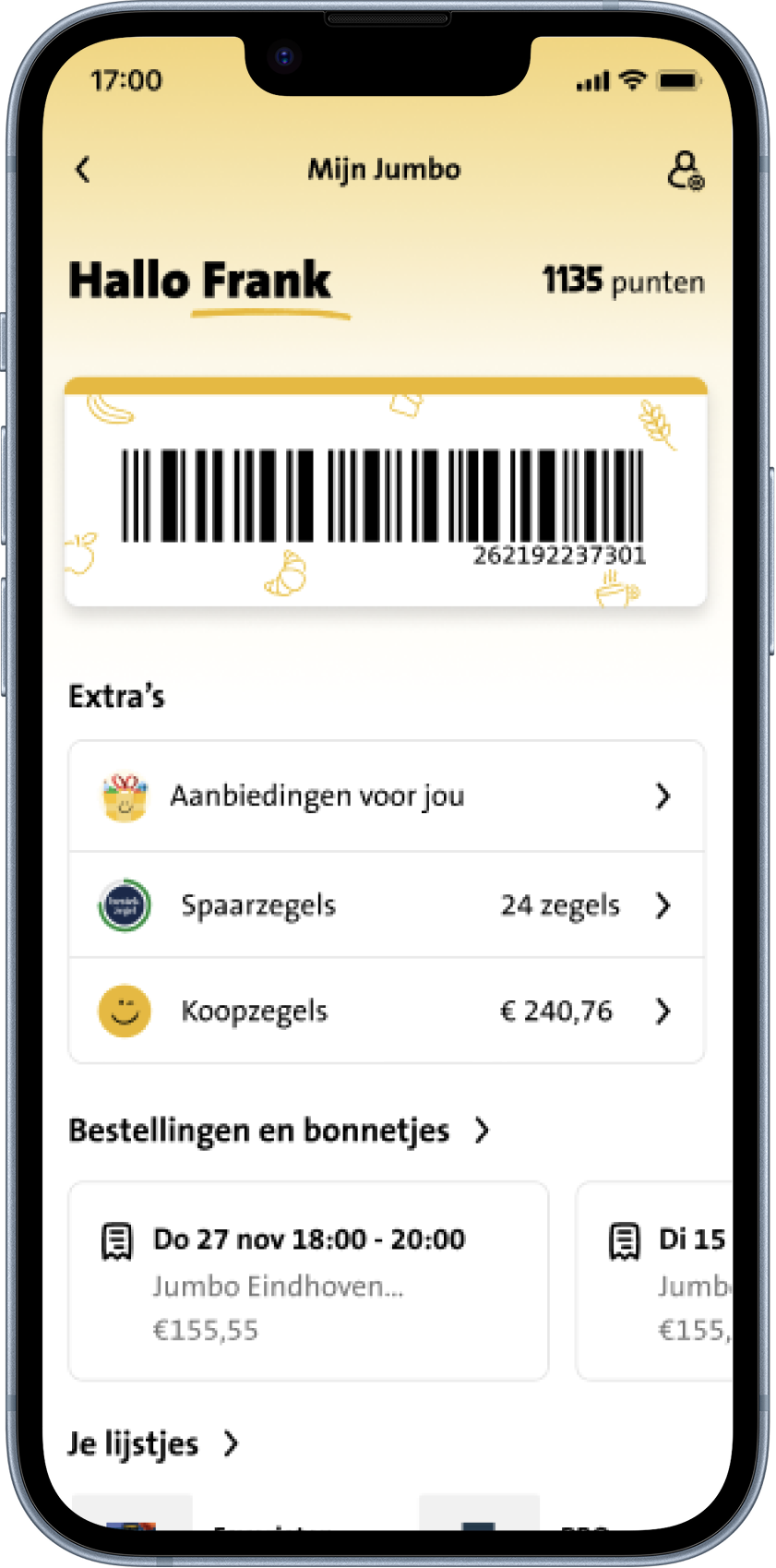 Mijn Jumbo hub, alternative version