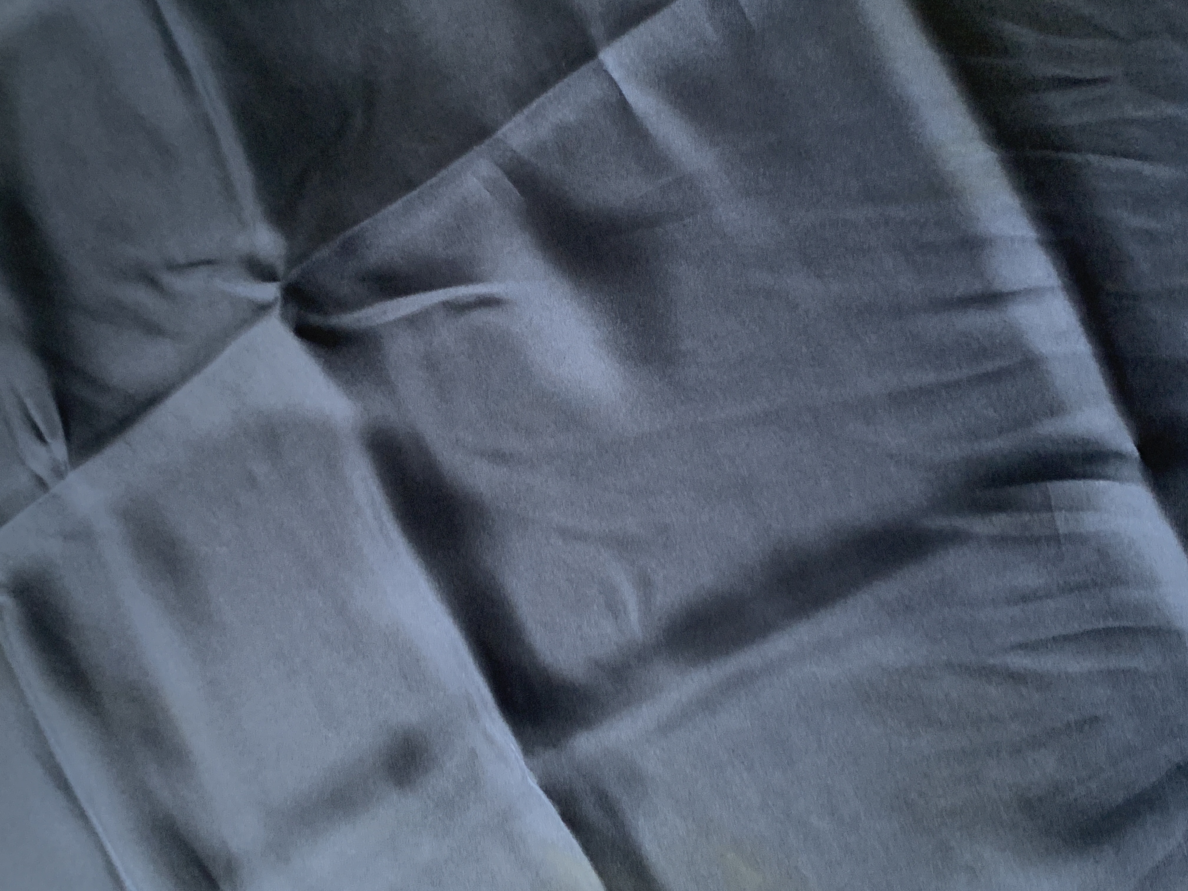 Plain Cotton Scarf - Blue