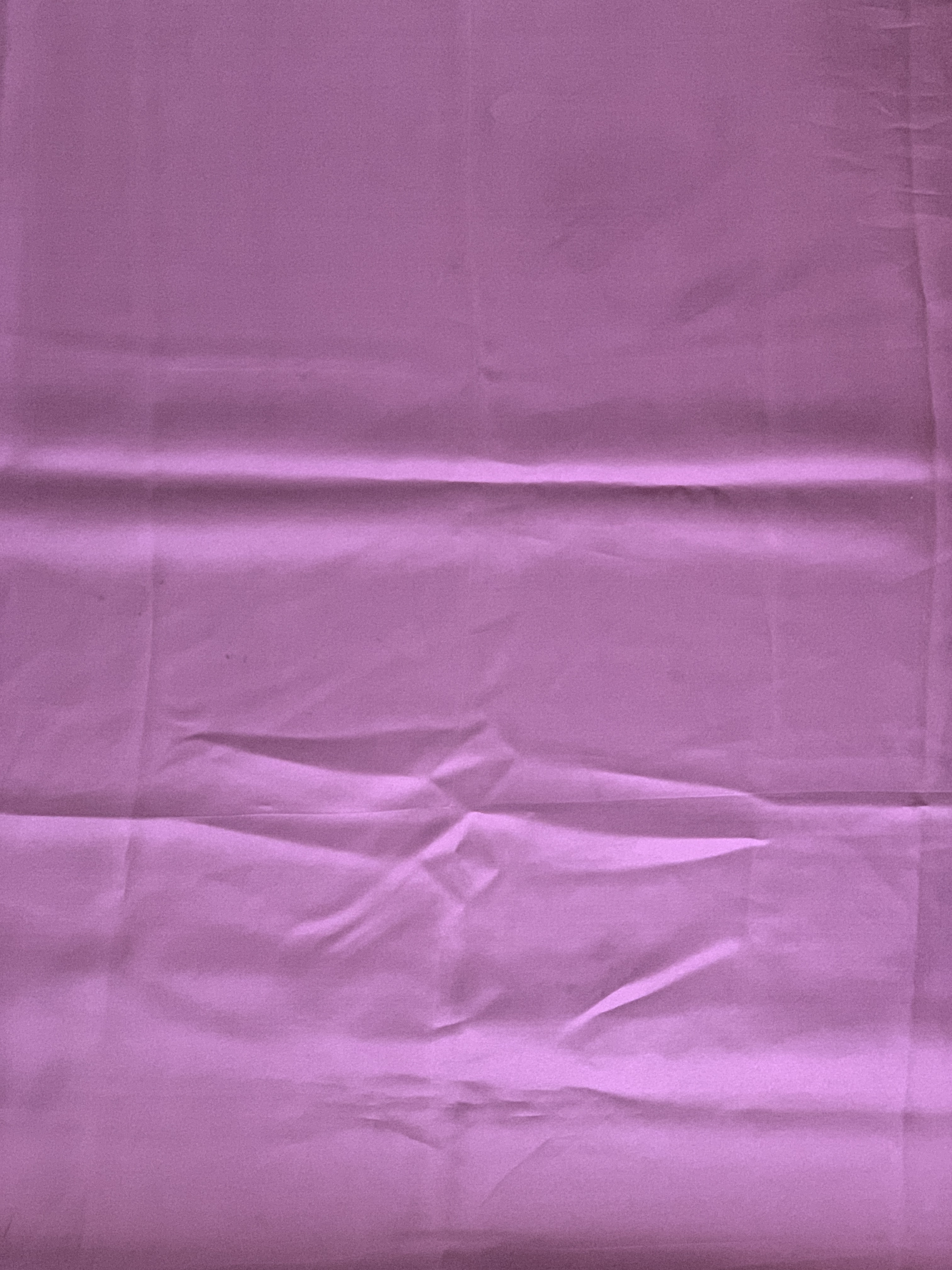 Plain Silk Scarf - Purple